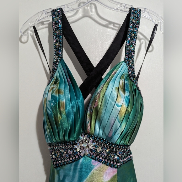 Vintage Tony Bowls Paris Gown -- Evening / Prom -- Size 0 - Picture 3 of 16